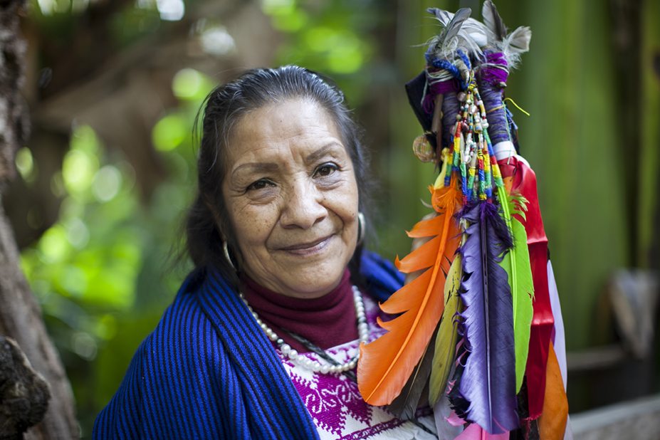 Josefina Cháves, mujer medicina de Uruapan, México. Foto: Patxi Uriz