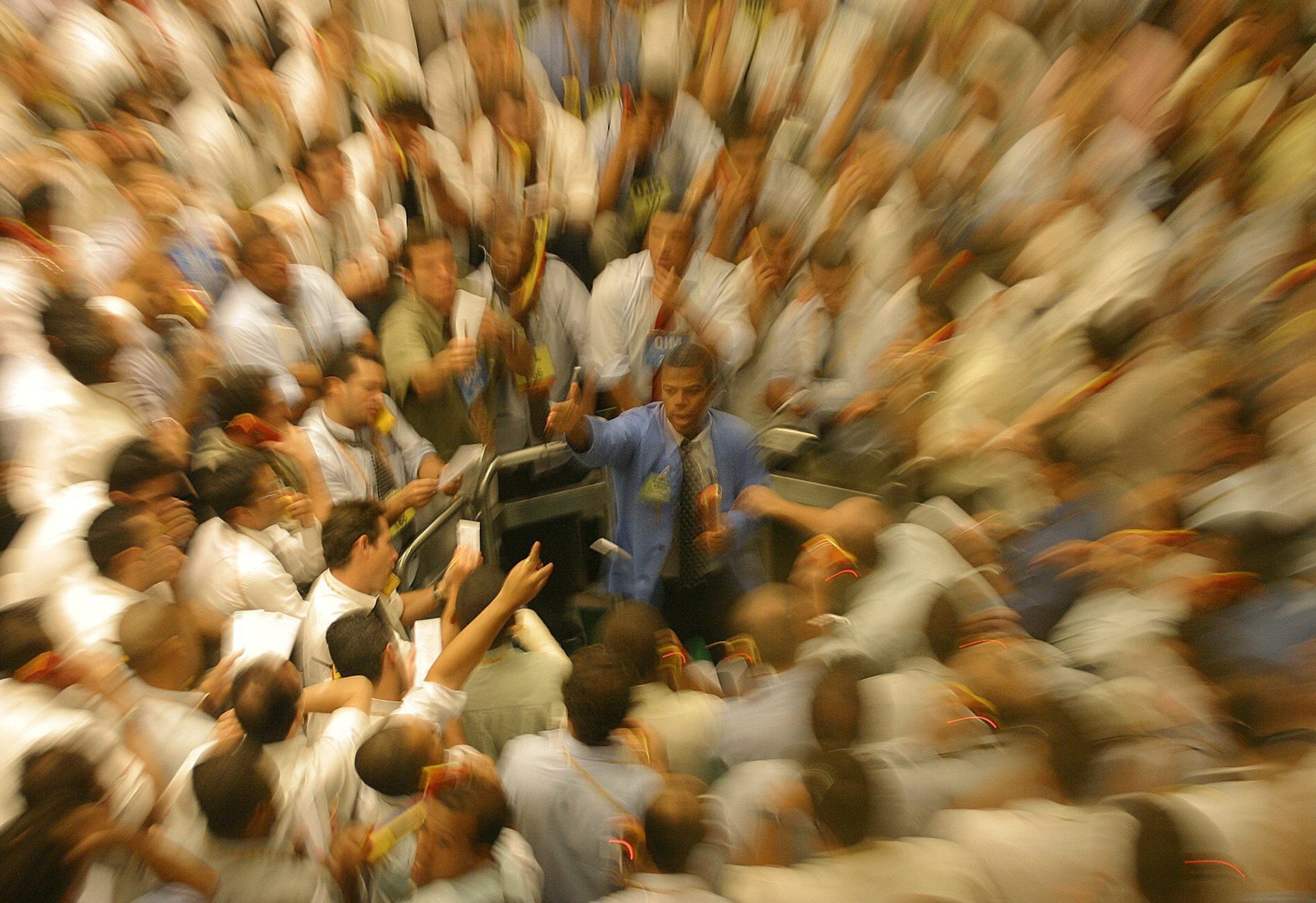 Agentes de la Bolsa de Sao Paulo. La Bolsa de Sao Paulo es la mayor de América Latina por su volumen de negocios. EFE/Caetano Barreira