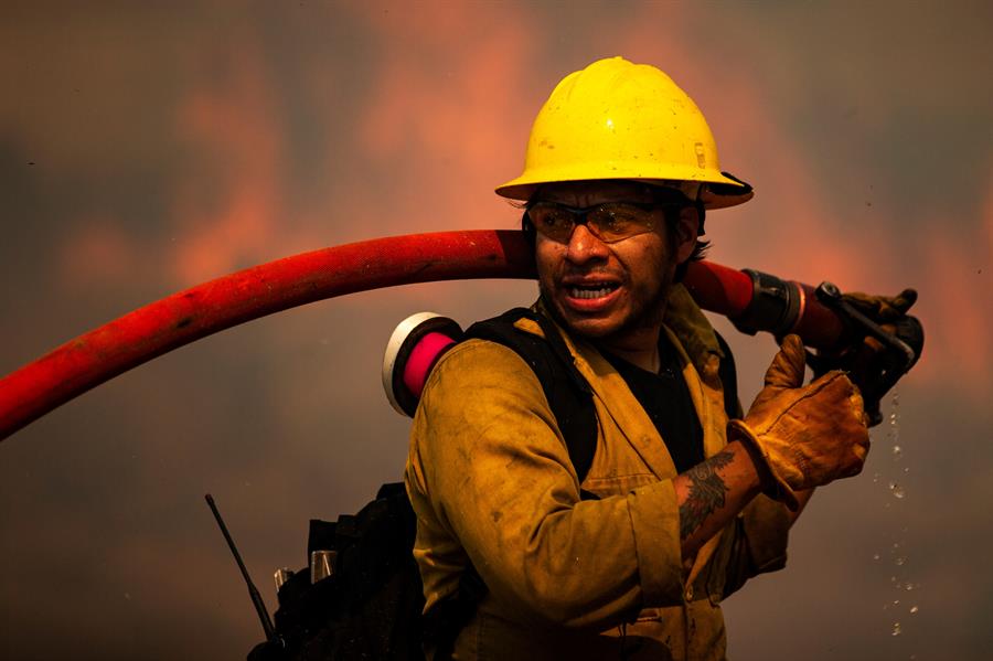 EE.UU Incendio forestal california