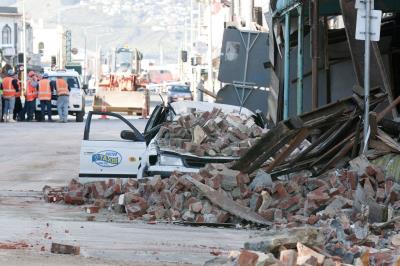 Imagen de archivo de anterior terremoto en Nueva Zelanda. EFE/David Alexander