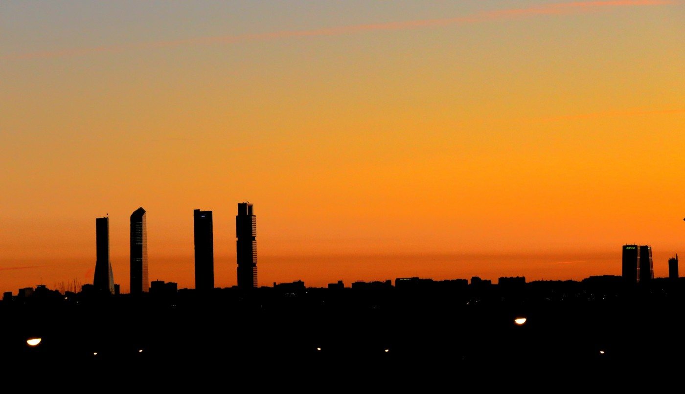 Vista general del parque empresarial Cuatro Torres de Madrid . EFE/Sergio Barrenechea