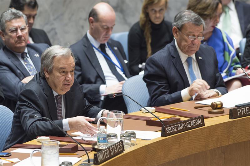 Foto del secretario general de las Naciones Unidas, Antonio Guterres.EFE/ONU/