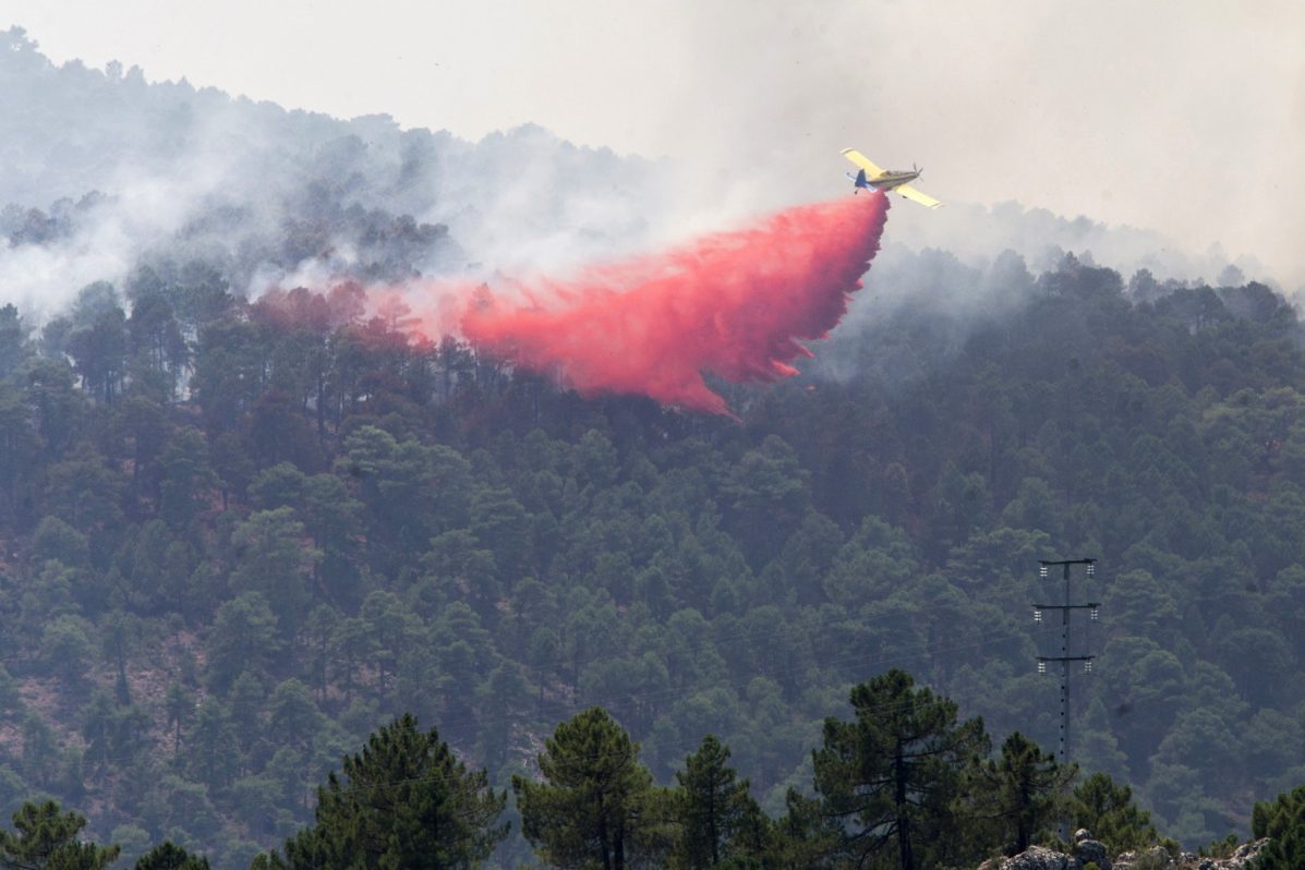 INCENDIO EN YESTE (ALBACETE)