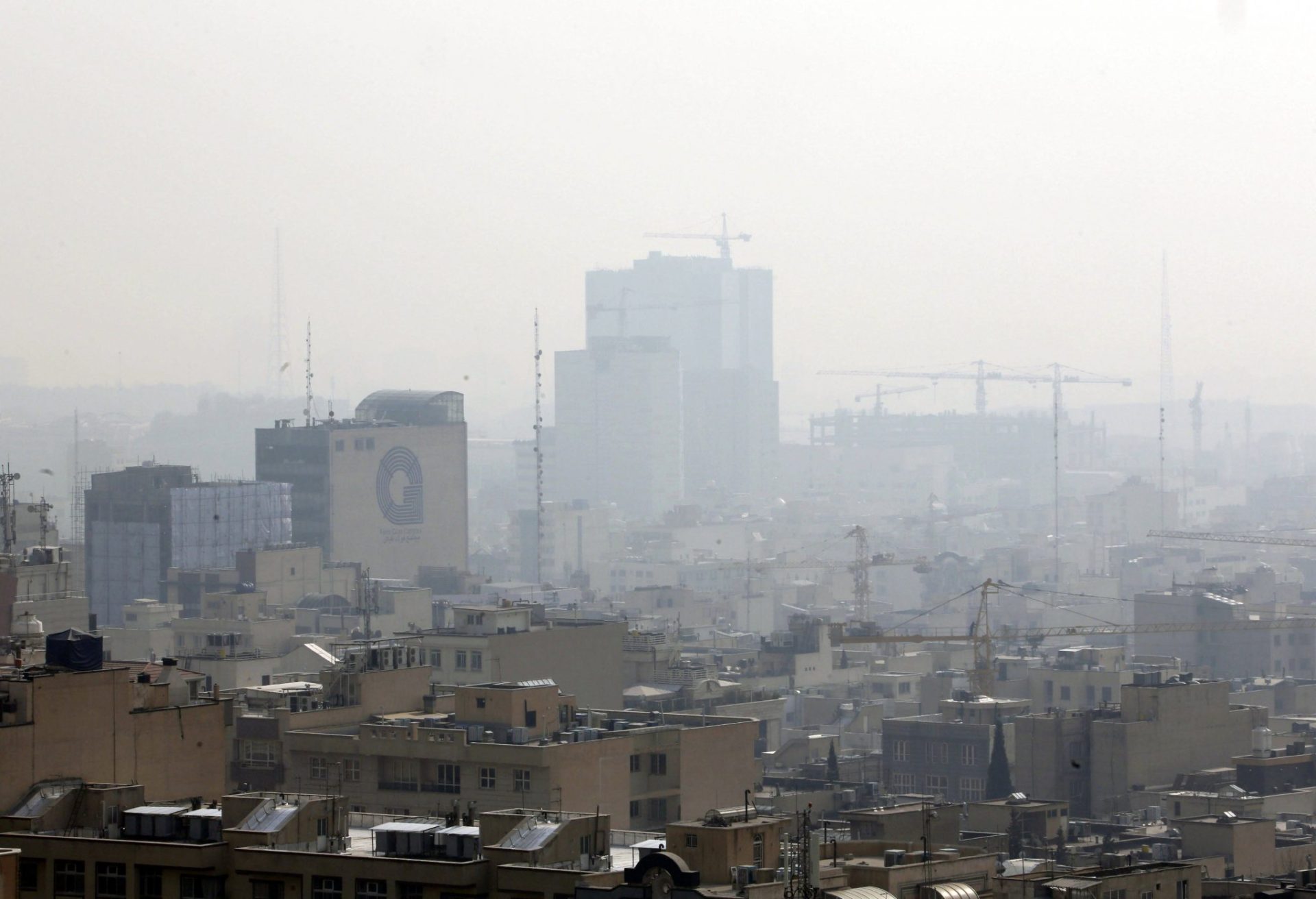 Contaminación en Teherán (Irán). EFE/EPA/STR