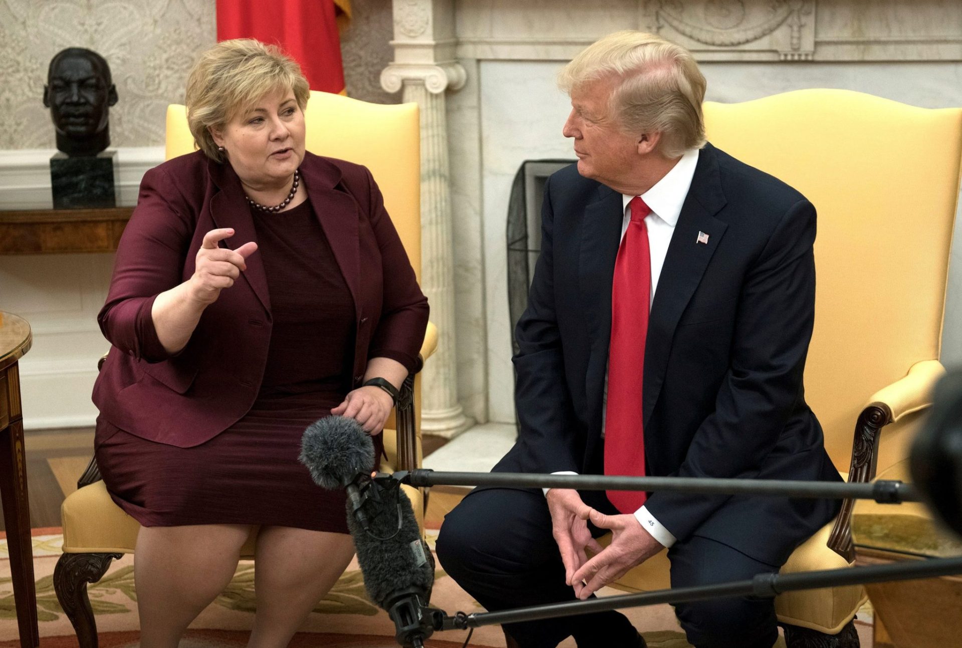 Trump ministra noruega