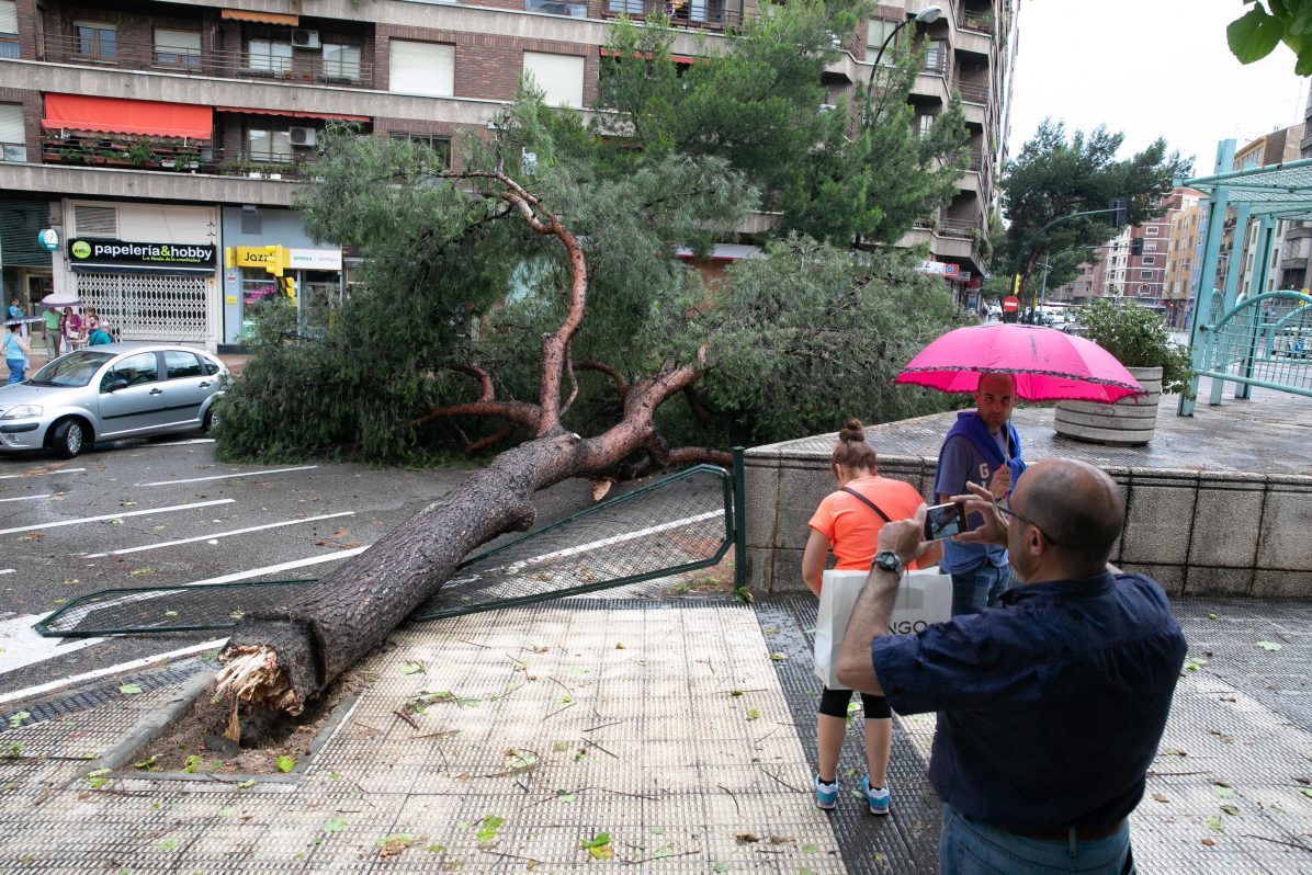 Aragón tormenta