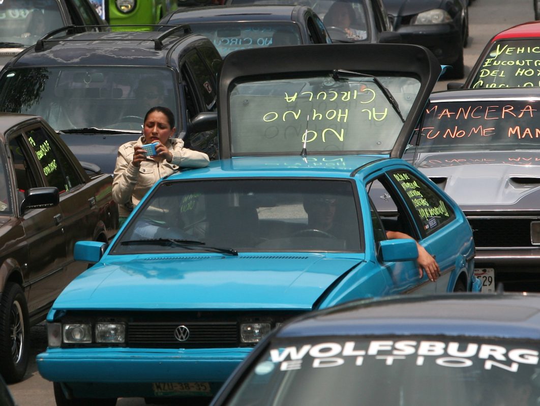 México vehículos chatarra
