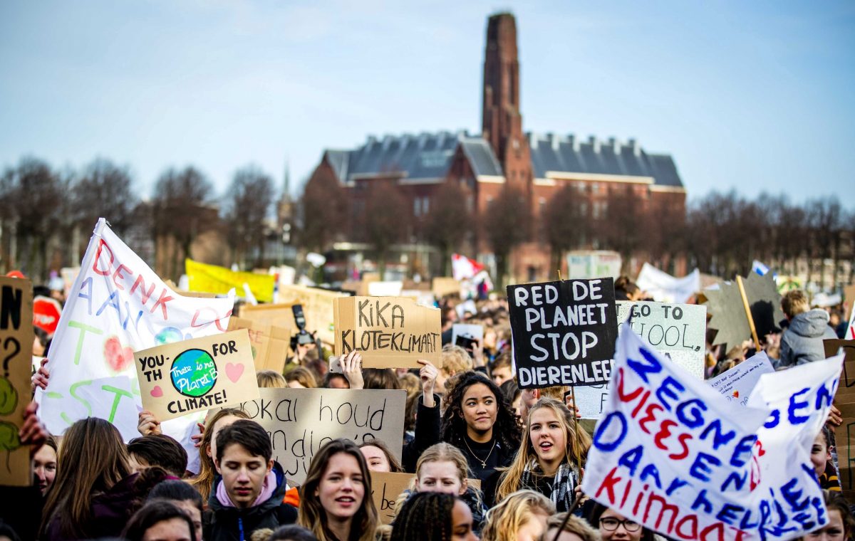 Manifestación contra el cambio climático La Haya