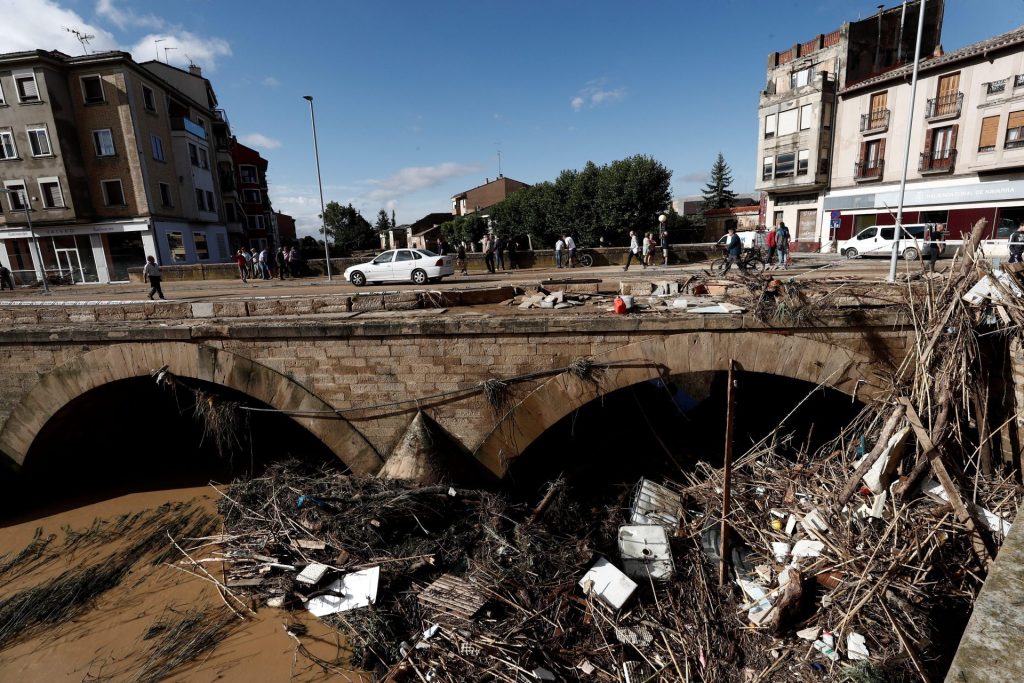 Navarra hace balance de los daños por las lluvias e inundaciones