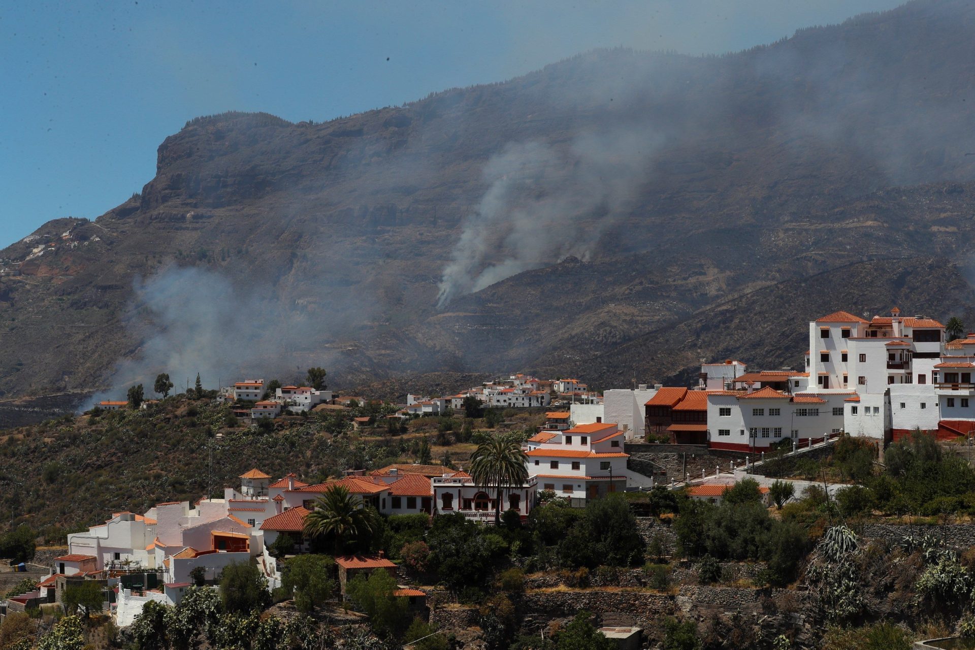 Incendio en Tejeda, Artenara y Gáldar (Gran Canaria)