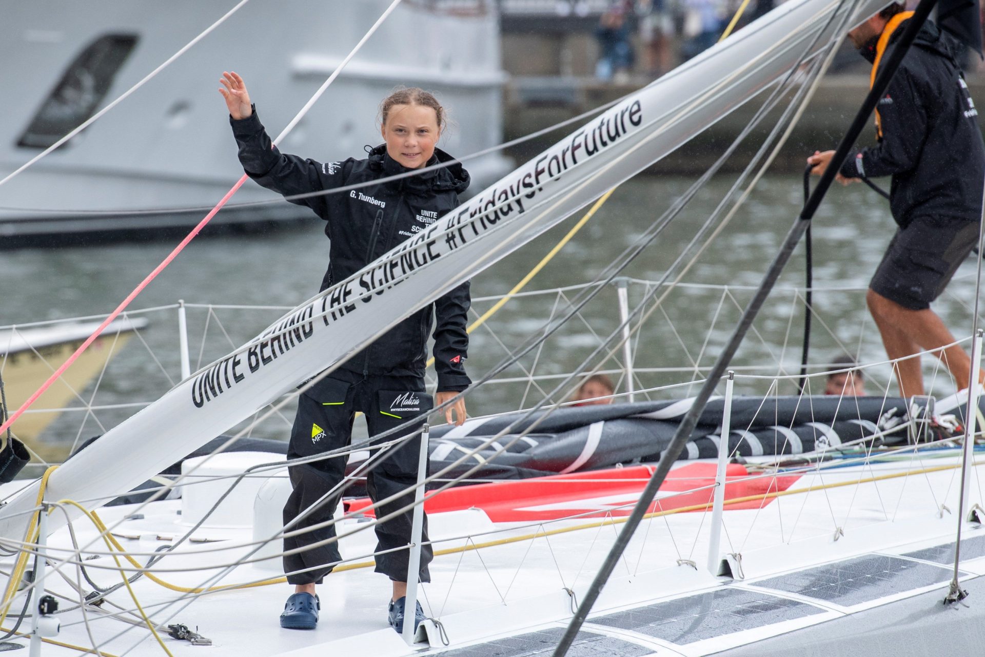 Swedish climate activist Greta Thunberg arrives in NYC