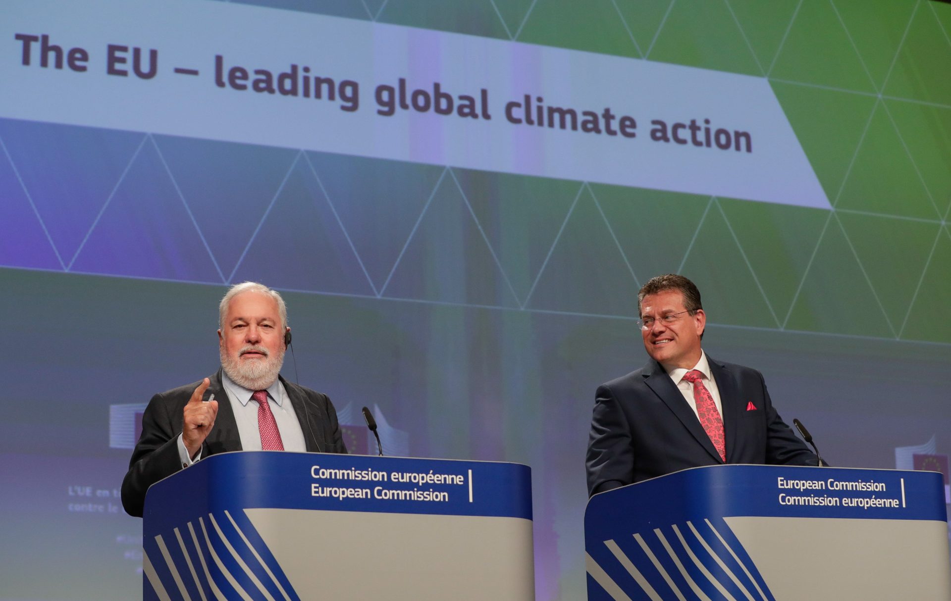 The EU- leading global climate action press conference