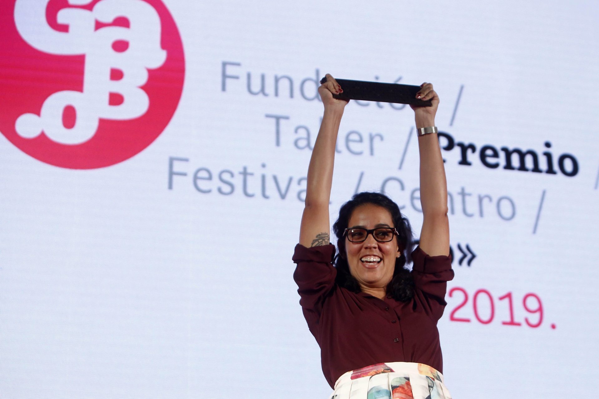 Entrega de premios en el Festival Gabo 2019 a lo mejor del periodismo Iberoamericano.