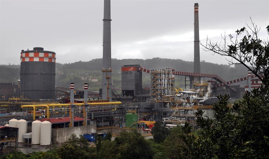 Fabrica de Arcelormittal en Asturias