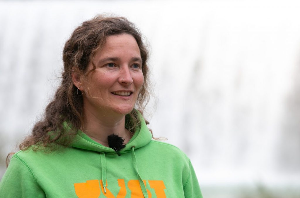 Parque Natural de Sierra y Cañones de Guara. Mercedes Ventura (ecoturismo y educación ambiental). Foto: Javier Cebollada (EFE)