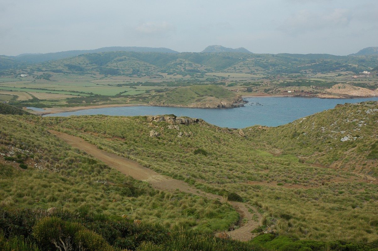 Imagen panorámica de Binimel-La-Cala Mica, en la isla de Menorca. Foto cedida por el proyecto Life+ Reneix