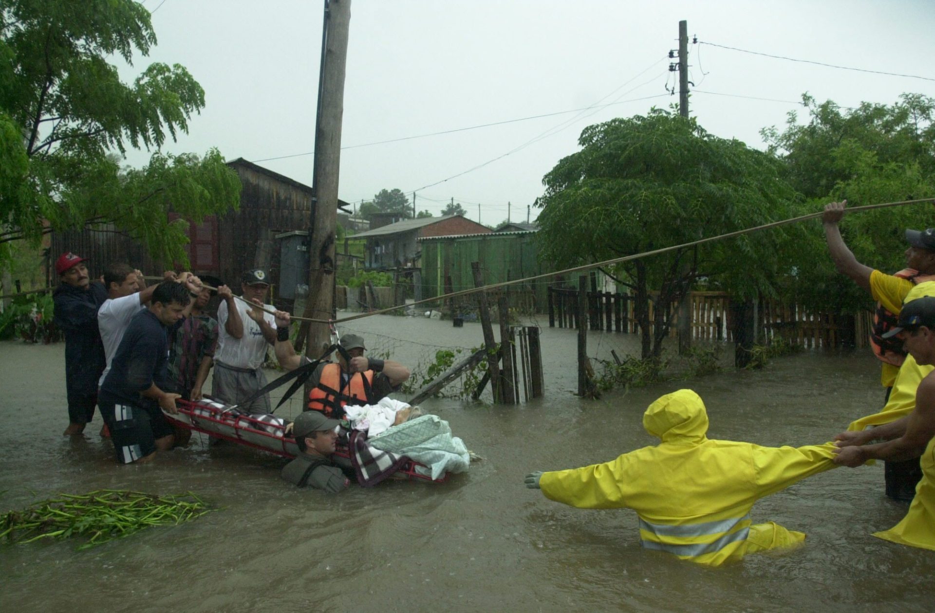 Inundaciones en la sureña ciudad brasileña de Santa María, en una foto de archivo.
