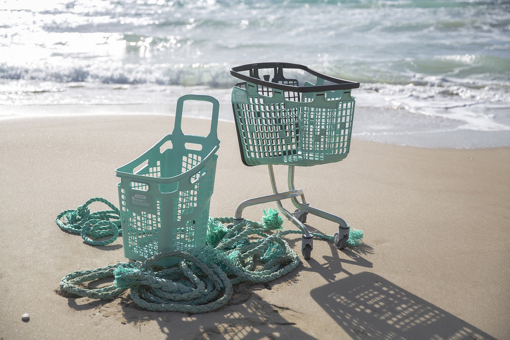 Cada cesta o carro Oceanis evita que 1,5 metros de cuerda acaben en el mar (2)