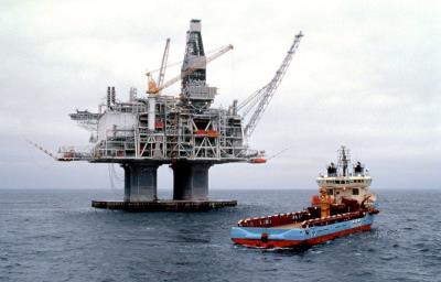Plataforma petrolífera en aguas de Canadá