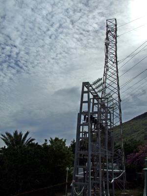 Central eléctrica en San Sebastián de la Gomera.
