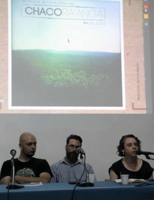 Juan Bauer, Daniel Milessi y Lia Colombino integrantes del proyecto "Chaco Ra'anga".
