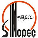 Logotipo de la petrolera china Sinopec. 