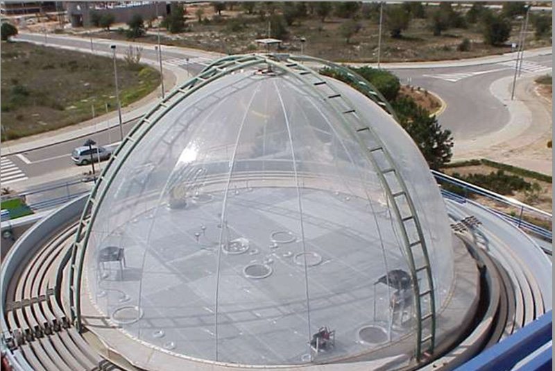 Edificio del Euphore en Paterna (Valencia), en una captura de la página web de este proyecto europeo de investigación de la contaminación atmosférica. EFE