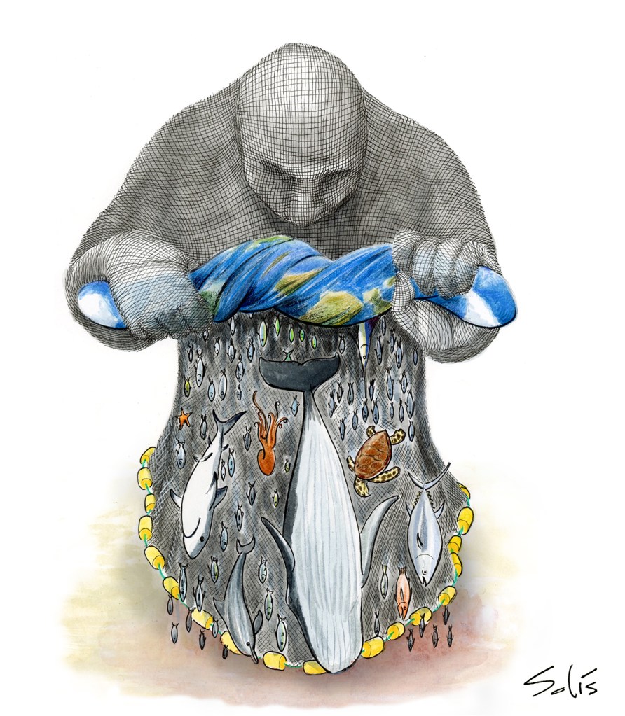 Exprimiendo oceános Por (*) Victor Solís (@visoor) en la #ViñetaVerde de @efeverde