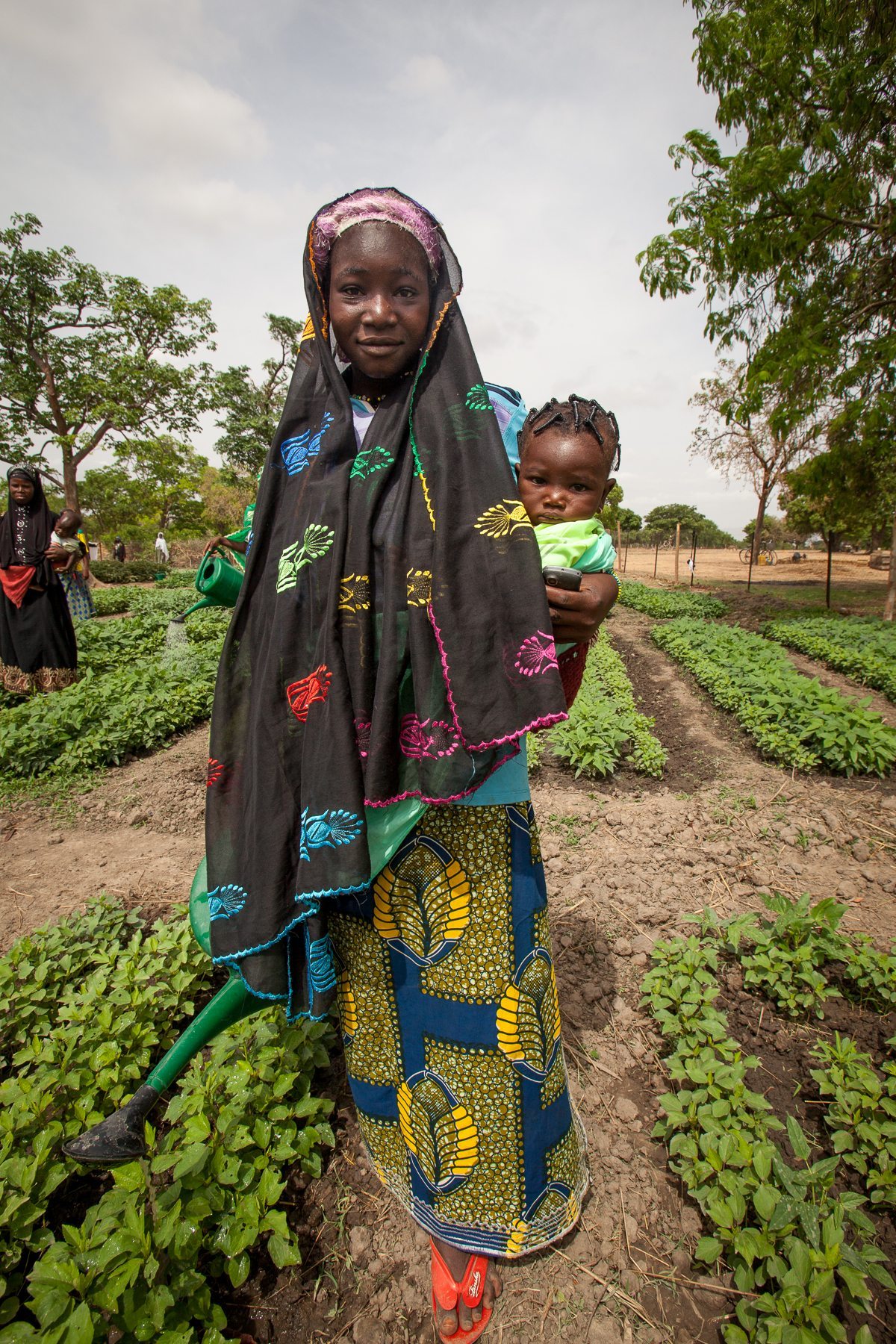 Las mujeres son el pilar de los hogares menos desarrollados de África. Imagen cedida por Fundación BBVA
