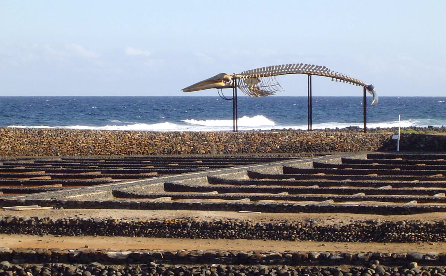 Captación de agua en las Salinas del Carmen, en Fuerteventura.