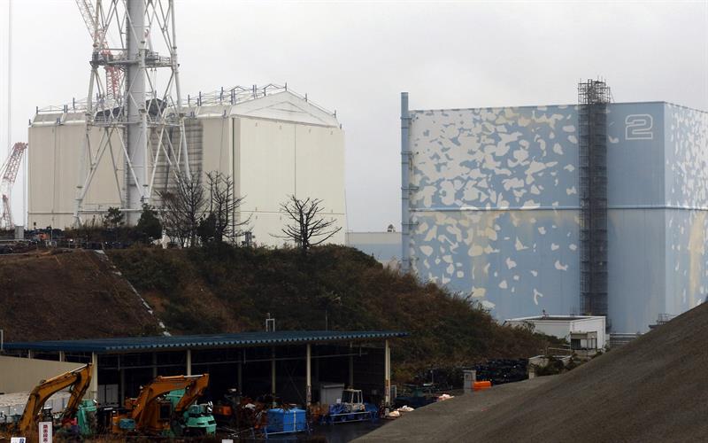 Exterior del reactor de la Unidad 1 de la nuclear de Fukushima.