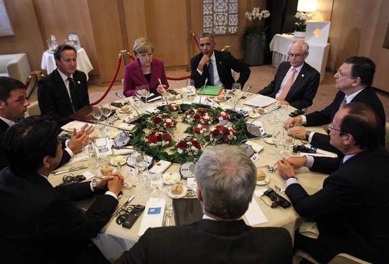 Los líderes del G7 comienzan su reunión en la que hablarán de cambio climático y energía.