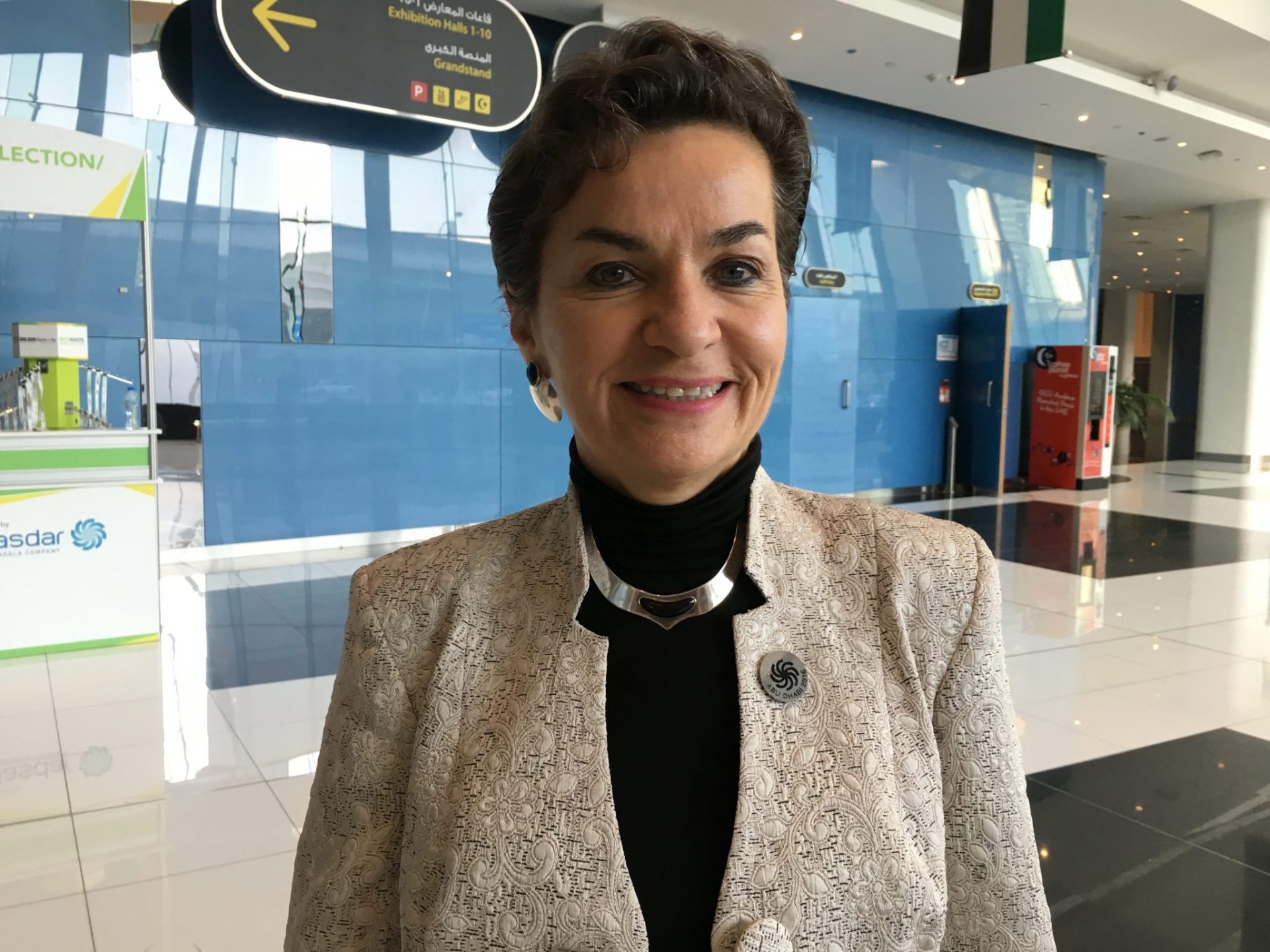 La secretaria de la Convención Marco de Naciones Unidas sobre el Cambio Climático (CMNUCC), la costarricense Christiana Figueres