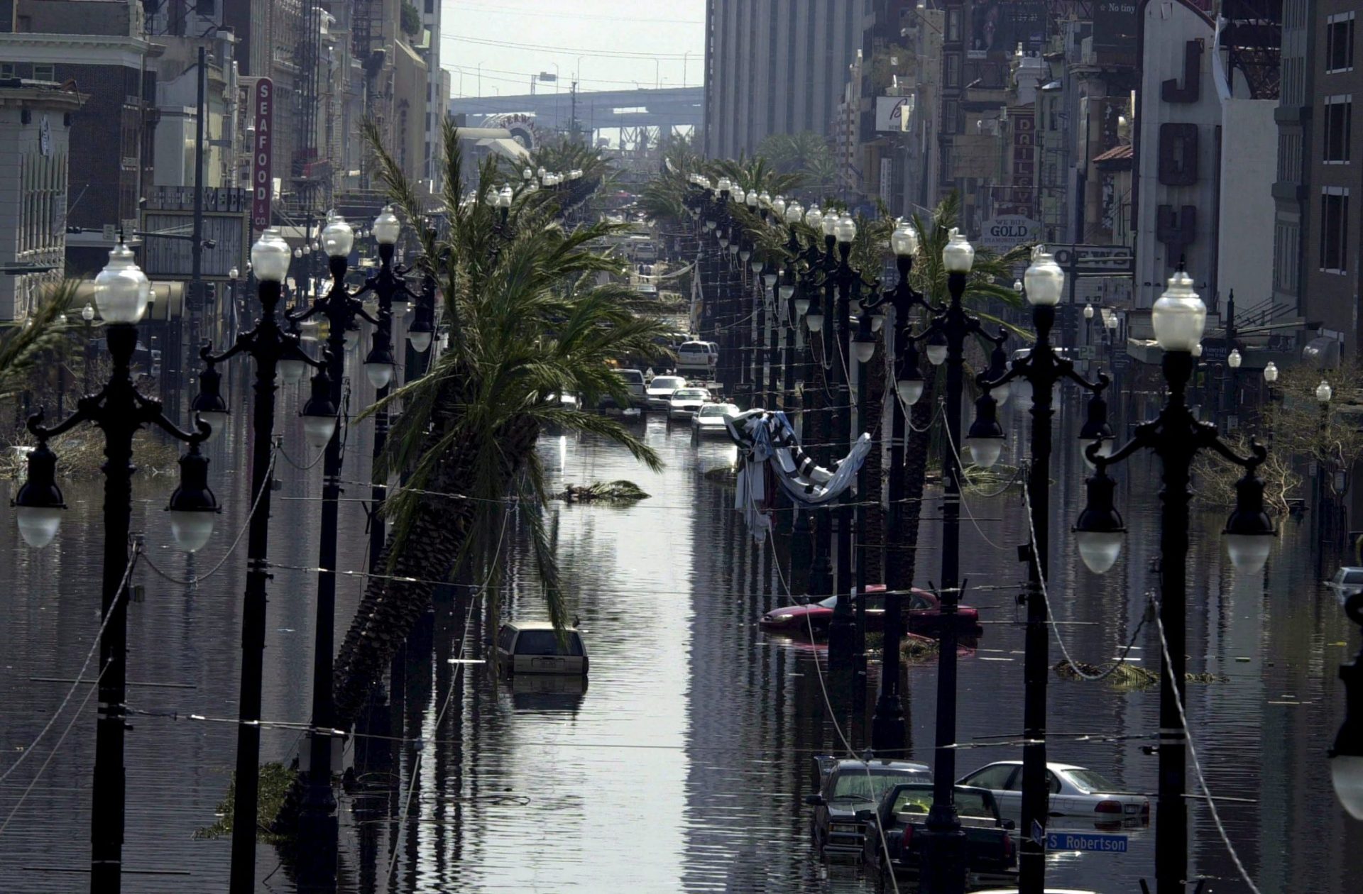 Canal Street, en Nueva Orleans el 5 de septiembre de 2005.