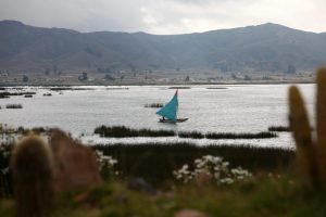 HUATAJATA (BOLIVIA), Vista general del lago Titicaca en la localidad de Huatajata. EFE / Martin Alipaz