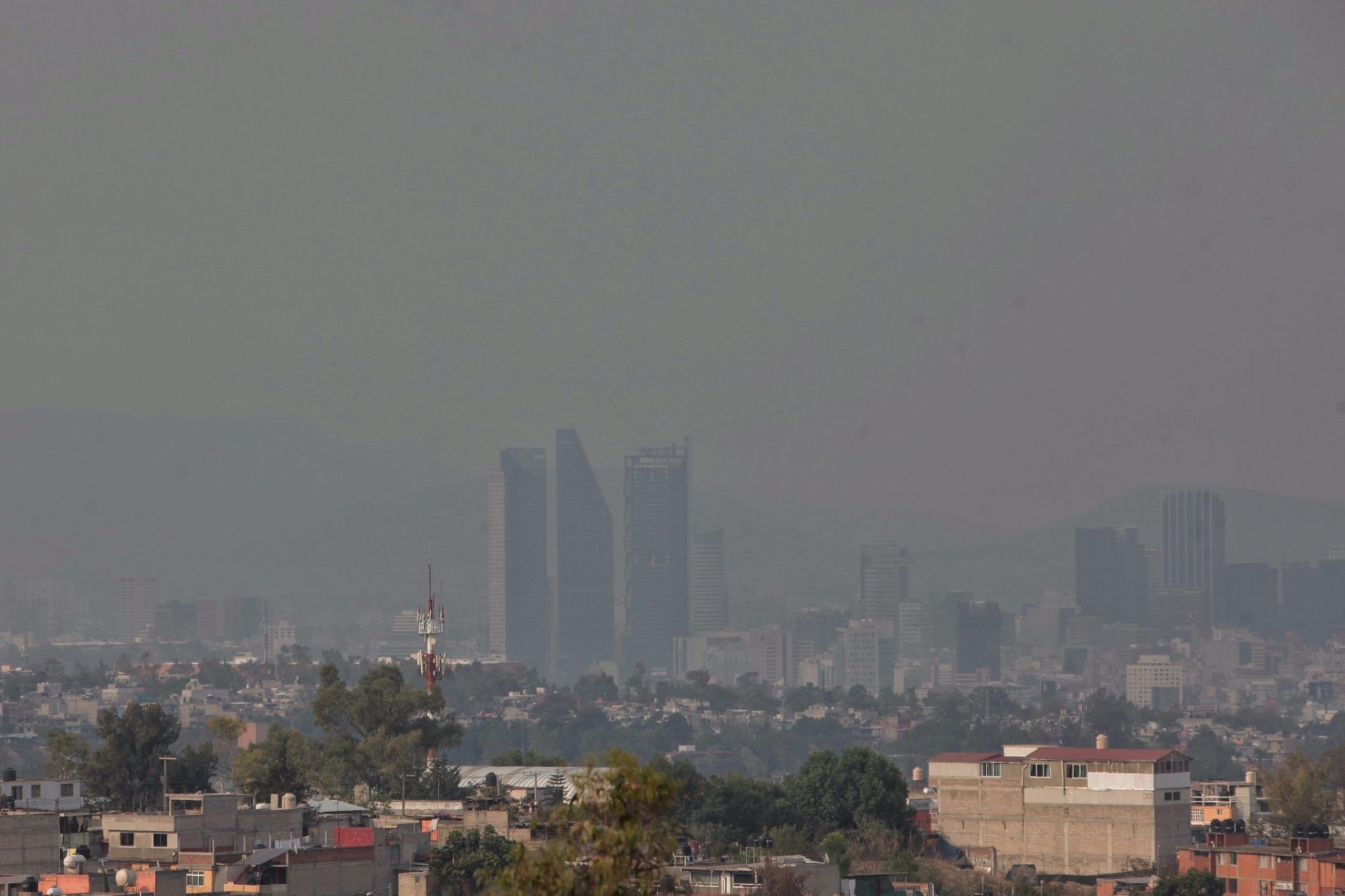Alerta por contaminación en el Valle de México.