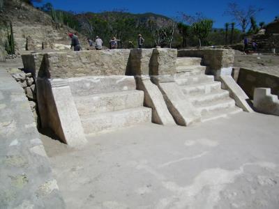 Templo de las Calaveras, ubicado en la zona arqueológica de Tehuacán, en Puebla (México)