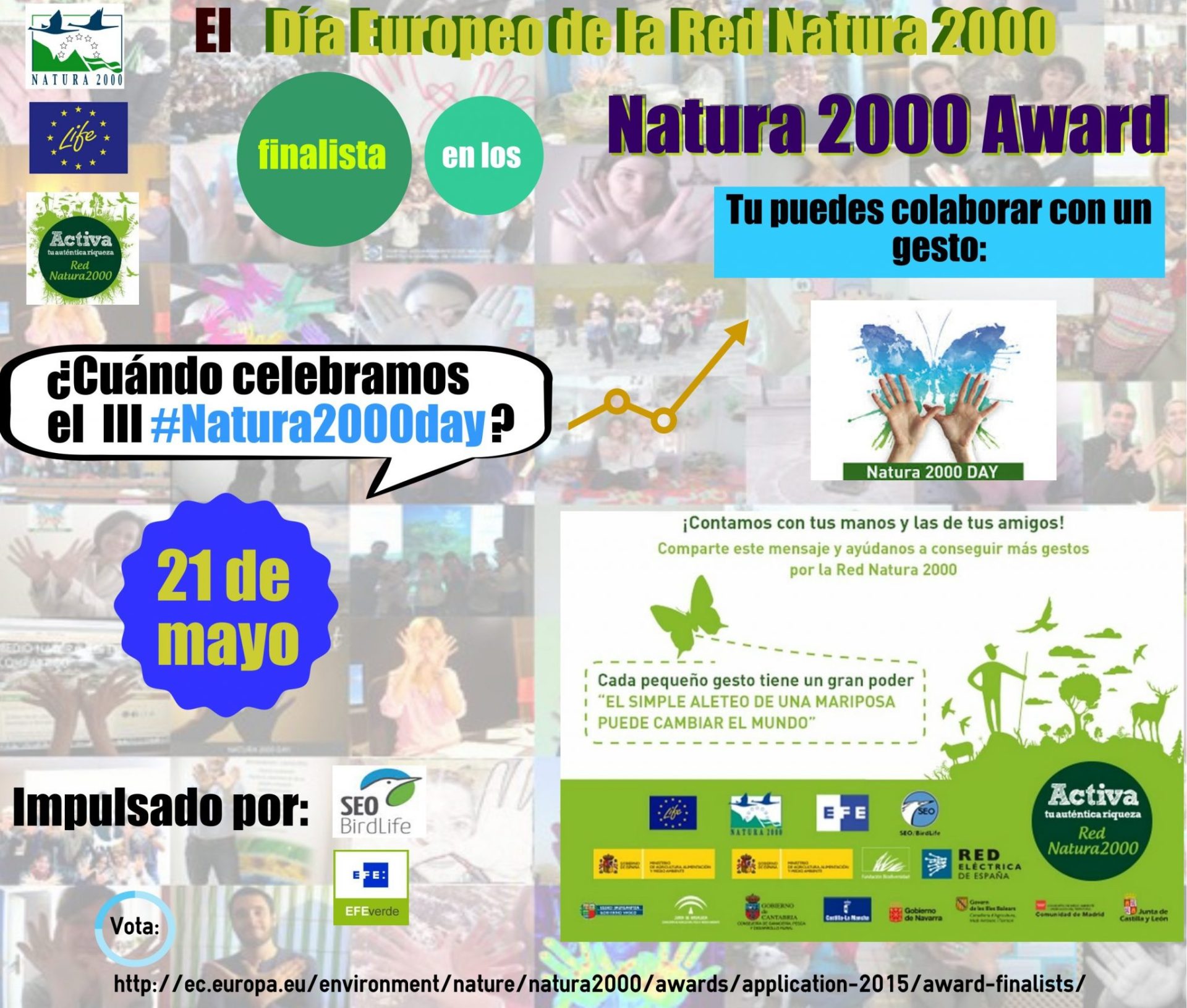 #DeUnVistazo. Natura 2000 day/Día Europeo de la Red Natura 2000. Infografía EFE/EFEverde. Pincha sobre la imagen para ampliar