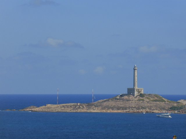 Faro de Cabo de Palos, reserva marina.