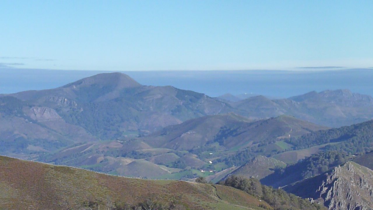 Vista panorámica de la ZEC Monte Alduide. FOTO: SEO/BirdLife