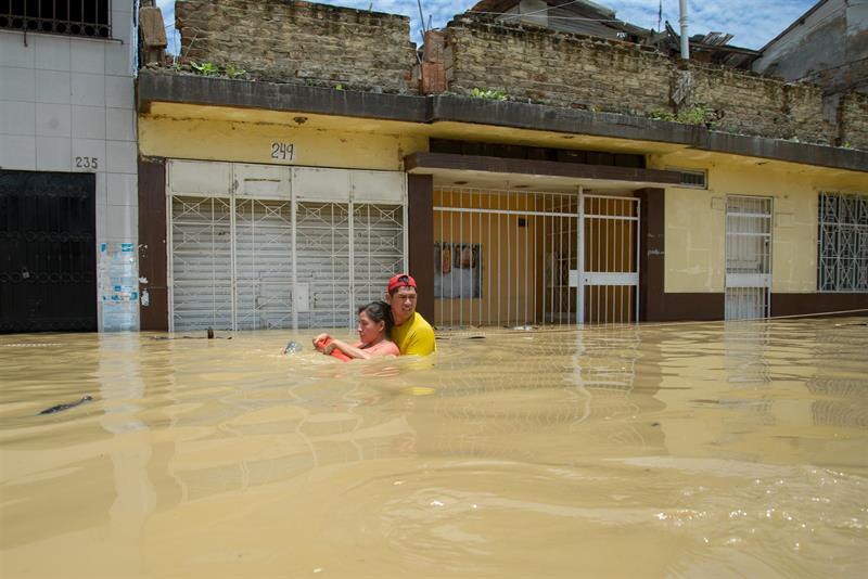 Perú afronta desde diciembre una emergencia climática causada por el fenómeno de "El Niño costero". EFE/ Edwin Zapata
