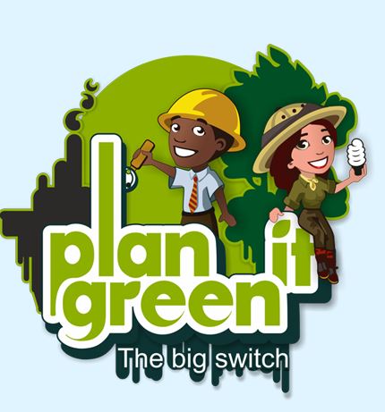 Videojuego "Plan it Green" de National Geographic, que  invita al usuario a diseñar una ciudad verde, gestionando los recursos ecológicos, la planificación urbanística y la creación de empleos ecológicos. 