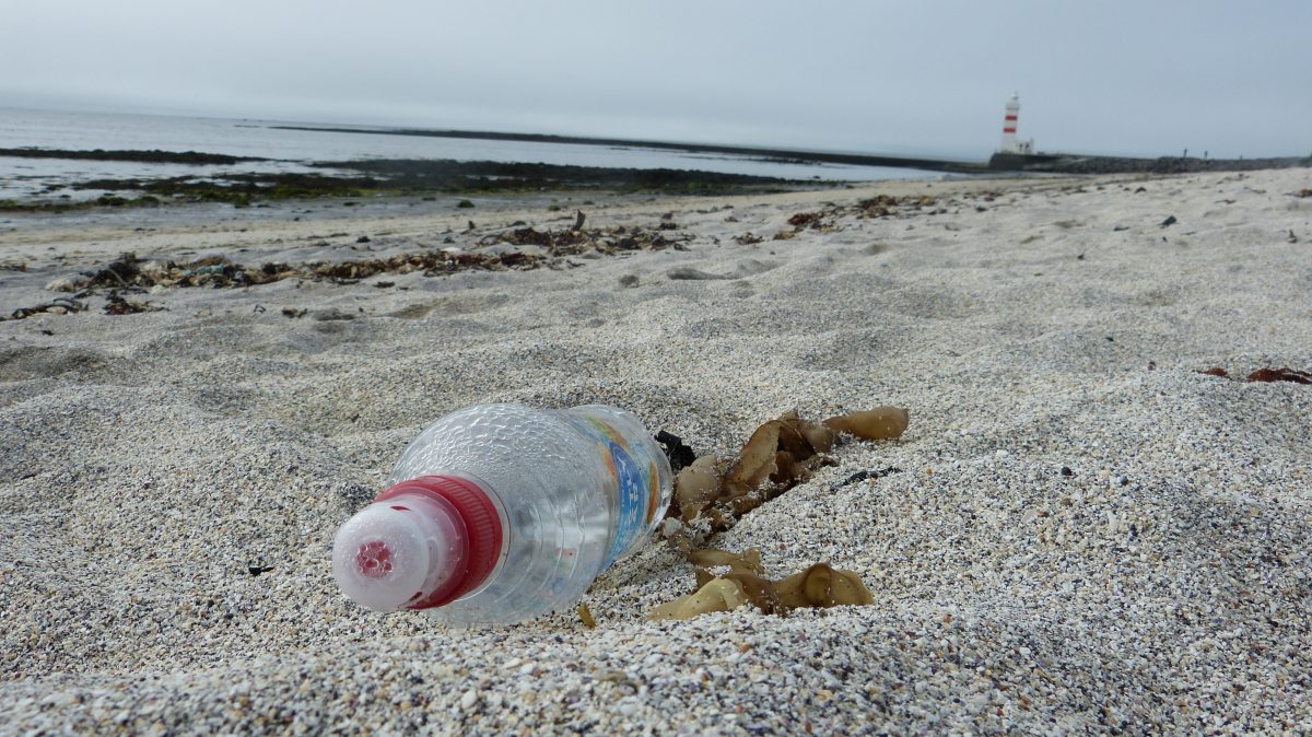 Restos de plástico en una playa. Imagen de archivo. EFE/Arturo Larena