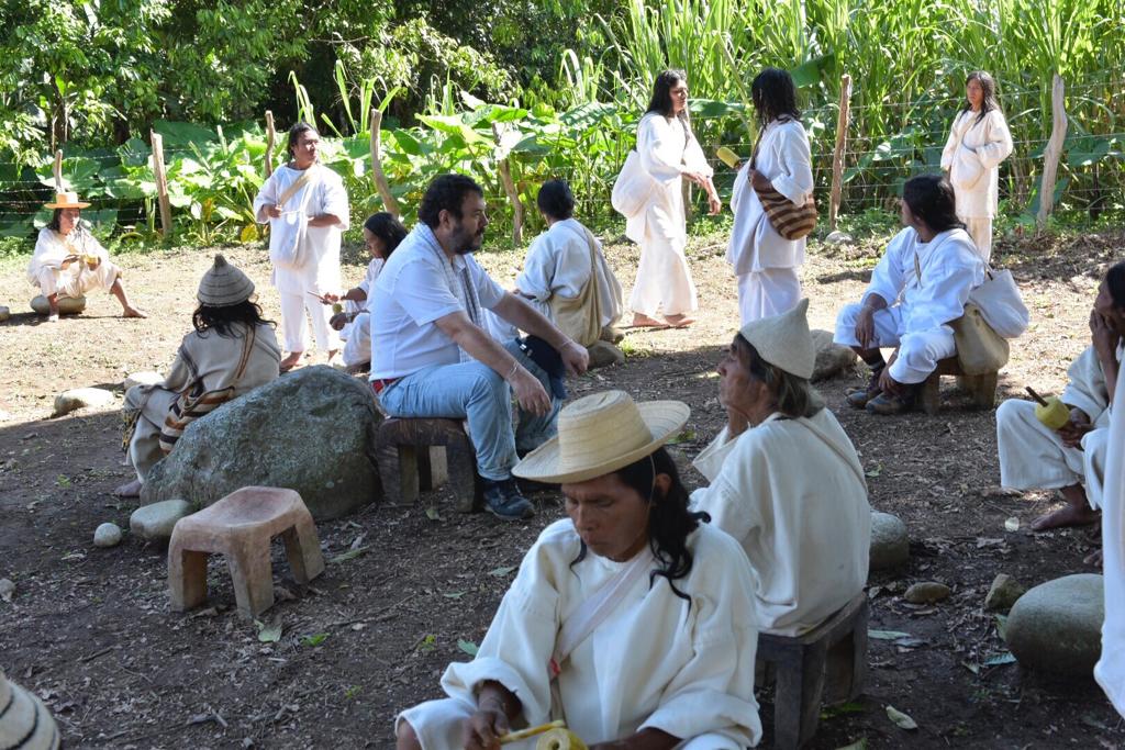 El pueblo Kogui es uno de los que está en mayor peligro por presencia de grupos armados. Foto: Defensoría del Pueblo.