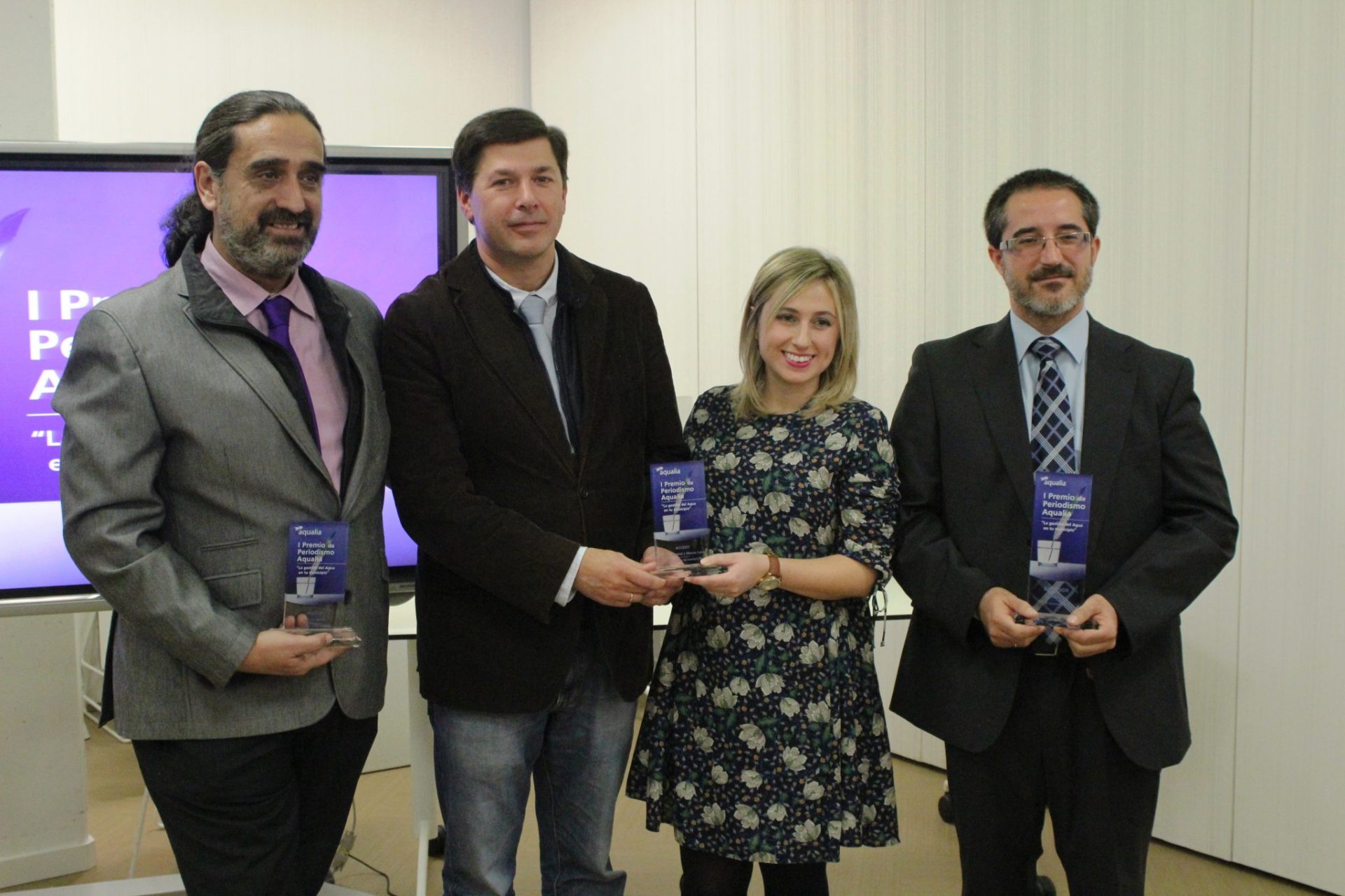 Tomás Díaz y Luis Guijarro galardonados en los Premios de Periodismo Aqualia
