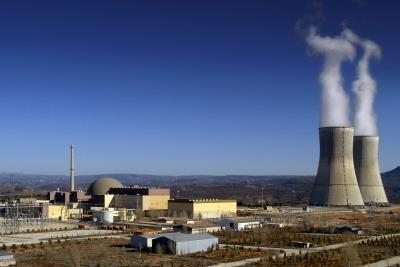 Vista de la central nuclear de Trillo