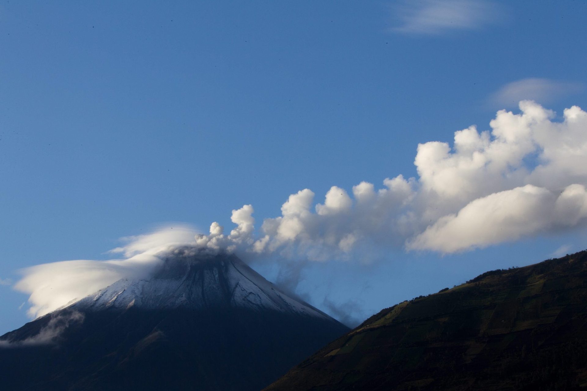 El Tungurahua, en una foto de agosto de 2014.