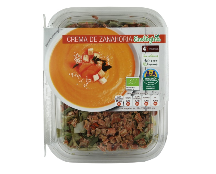 cremas deshidratadas sopas pérdida de alimentos