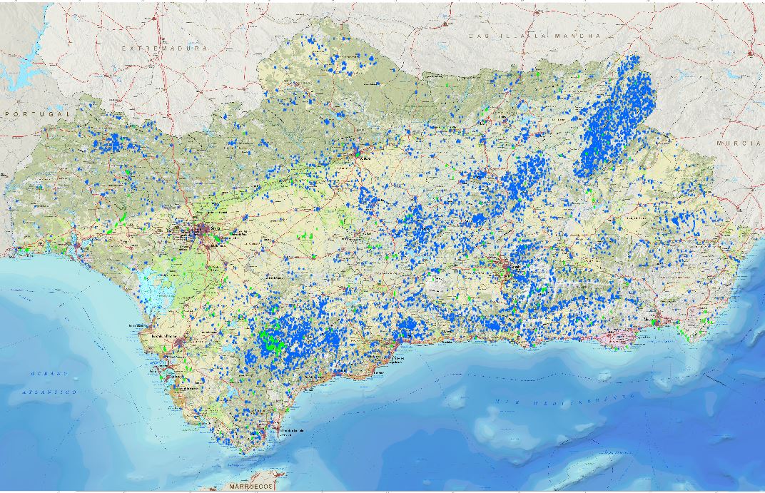 El proyecto "Conoce tus Fuentes" ha identificado 10.000 manantiales en Andalucía. Captura de la web de la Universidad de Granada.