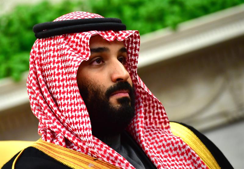 El príncipe heredero saudí, Mohamed bin Salman,